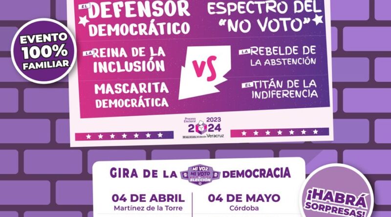 La Lucha Libre Triple V es Voz, Voto, Veracruz: OPLE Veracruz