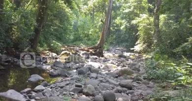 Se seca Río Pixquiac en Tlalnelhuayocan; solo quedan piedras