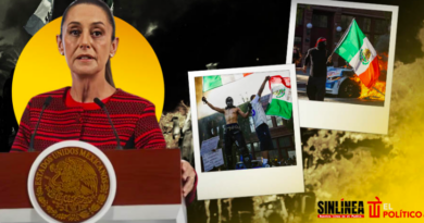 “Es un montaje”: Sheinbaum rechaza propaganda contra migrantes mexicanos en EU “Es un montaje”: Sheinbaum rechaza propaganda contra migrantes mexicanos en EU