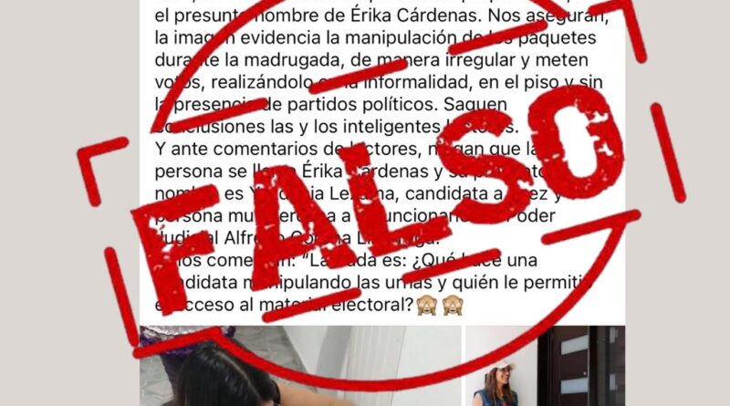 FALSO que se haya manipulado paquete relacionado con la Elección Judicial: OPLE VERACRUZ