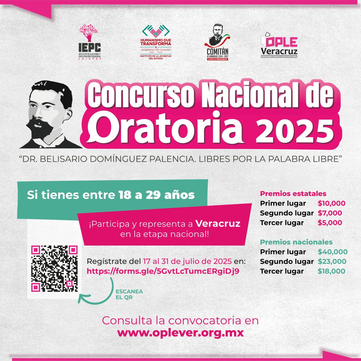 OPLE Veracruz invita al Concurso Nacional de Oratoria 2025 – Revista ...