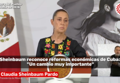 Sheinbaum reconoce reformas económicas de Cuba