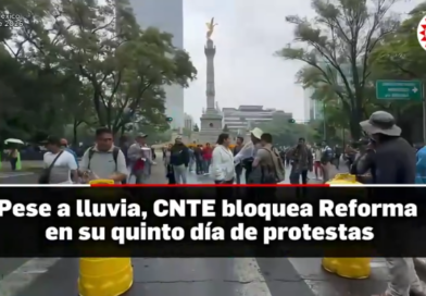 CNTE anuncia protestas en el AICM y en el Estadio Azteca en el Mundial