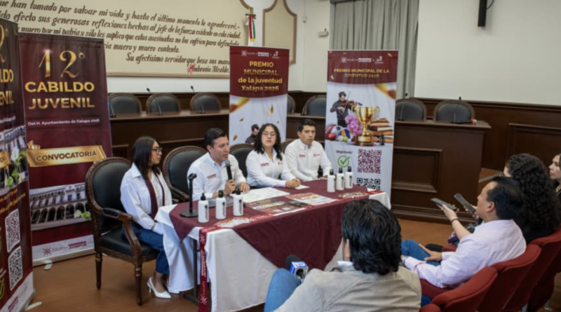 Emite Ayuntamiento de Xalapa convocatorias para el Premio Municipal de la Juventud y el Cabildo Juvenil 2026