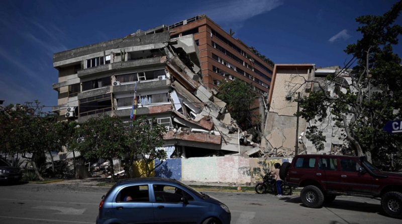 El sismo en Venezuela