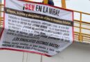 De nuevo aparecen lonas denunciando irregularidades cometidas por funcionarios  en la SEV