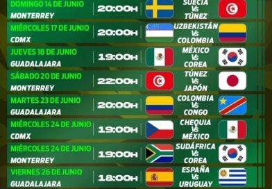#Consulta Calendario Mundialista en México 2026