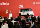 Sheinbaum presenta Olinia, primer auto eléctrico mexicano