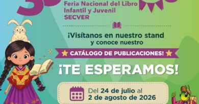 Presentan la programación de la 36ª Feria Nacional del Libro Infantil y Juvenil Xalapa 2026