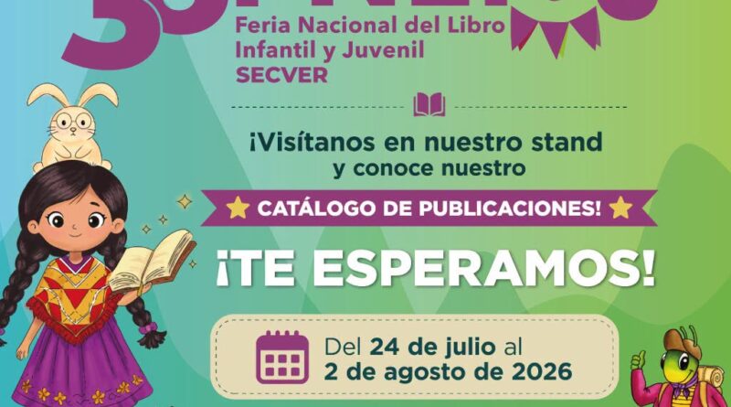Presentan la programación de la 36ª Feria Nacional del Libro Infantil y Juvenil Xalapa 2026