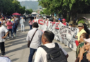Maestros protestan en Acapulco a la llegada de la presidenta Sheinbaum