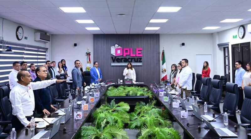 OPLE Veracruz redistribuye financiamiento público a los Partidos Políticos Nacionales, debido al registro otorgado por el INE a Partido Paz y Somos México