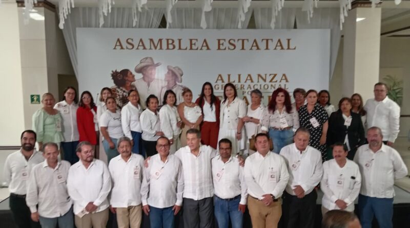 Alianza Generacional Veracruzana ya es partido político, rinde protesta su comité directivo estatal