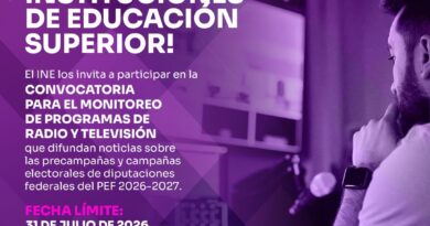 Convoca INE Veracruz a Instituciones de Educación Superior a participar en el monitoreo noticioso del Proceso Electoral Federal 2026-2027