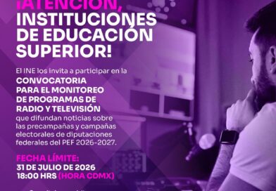 Convoca INE Veracruz a Instituciones de Educación Superior a participar en el monitoreo noticioso del Proceso Electoral Federal 2026-2027