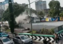 Revelan VIDEO del momento exacto del colapso de un edificio en Viaducto Miguel Alemán
