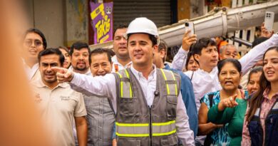 Gobierno de Rafa Fararoni da banderazo a transformación del bulevar 5 de febrero de San Andrés Tuxtla