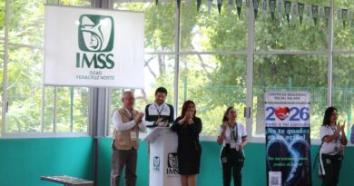 Se suma IMSS Veracruz Norte a “Nado por mi Corazón 2026” y promover cuidado de salud cardiovascular