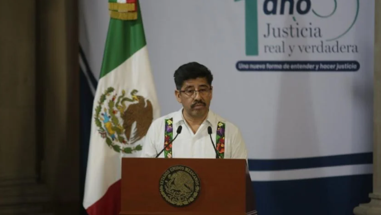 Hugo Aguilar rechaza rezago en la Suprema Corte de Justicia de la Nación
