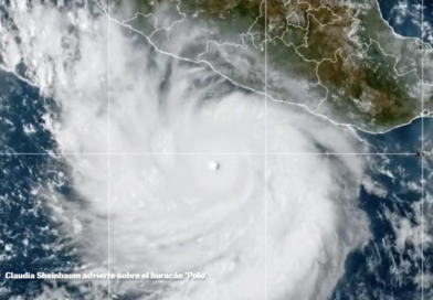 El huracán ‘Polo’ llega a categoría 5 y se mueve en paralelo a las costas del Pacífico mexicano