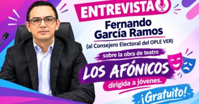 Afónicos, obra de teatro para incentivar la participación de las juventudes: Fernando García, Consejero del OPLE-Ver
