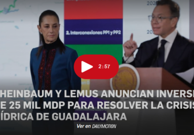 Inverción $25 mil millones para resolver el problema del agua en Guadalajara