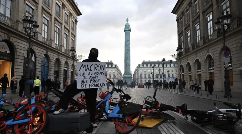 Más de 800 mil protestan en Francia contra la represión y el encarecimiento de la vida