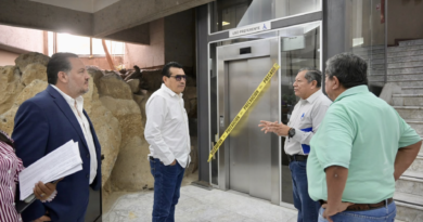 Supervisa presidente de la Jucopo trabajos de mantenimiento al inmueble del Congreso
