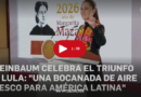 Sheinbaum expresa su alegría por el triunfo de Lula en Brasil; «es una bocanada de aire fresco para América Latina»