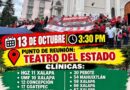 Marcha nacional del sector salud, por un salario justo y un hospital seguro, martes 13 2026