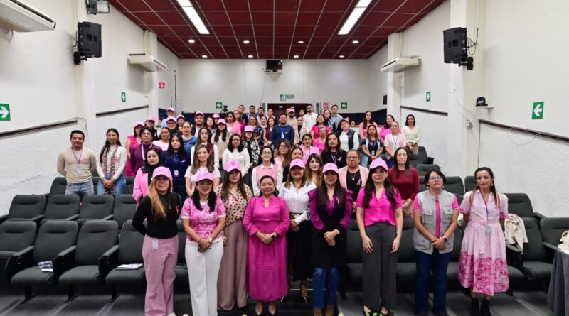 OPLE Veracruz se pinta de rosa por la prevención del cáncer de mama
